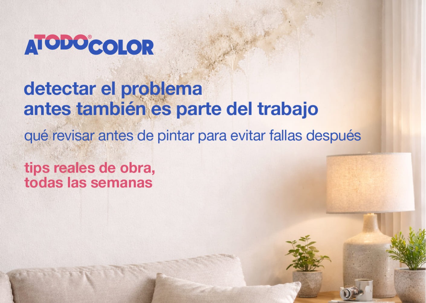 CÓMO DETECTAR PROBLEMAS ANTES DE PINTAR